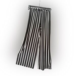 Striped Wide Leg Palazzo Pants